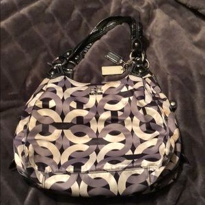 Coach hobo satin purse handcrafted
